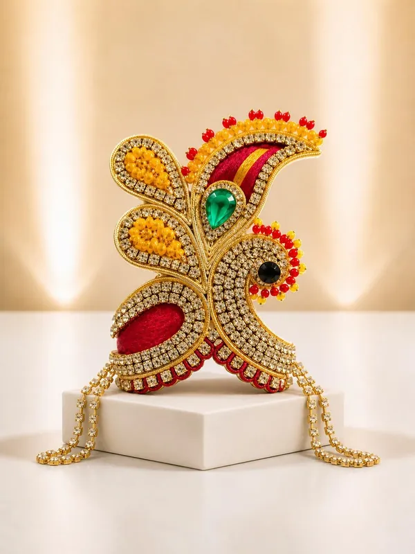 Stone_Studded_Krishna_Crown_For_Idol
