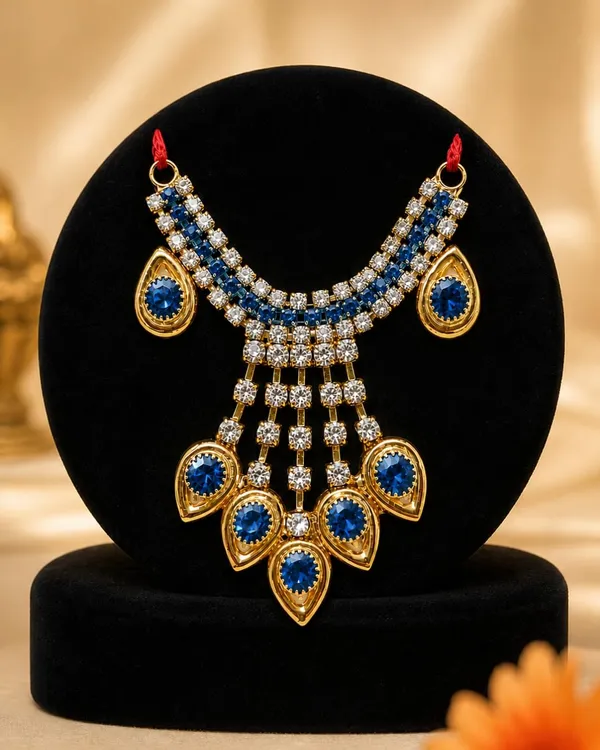 Kundan_Necklace_For_Deity_Idol