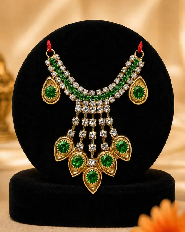 Kundan_Necklace_For_Deity_Idol