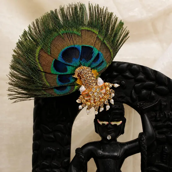 Ad_Peacock_Feather_Paag_For_Krishna_Deity