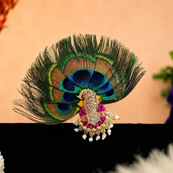 Ad_Peacock_Feather_Paag_For_Krishna_Deity