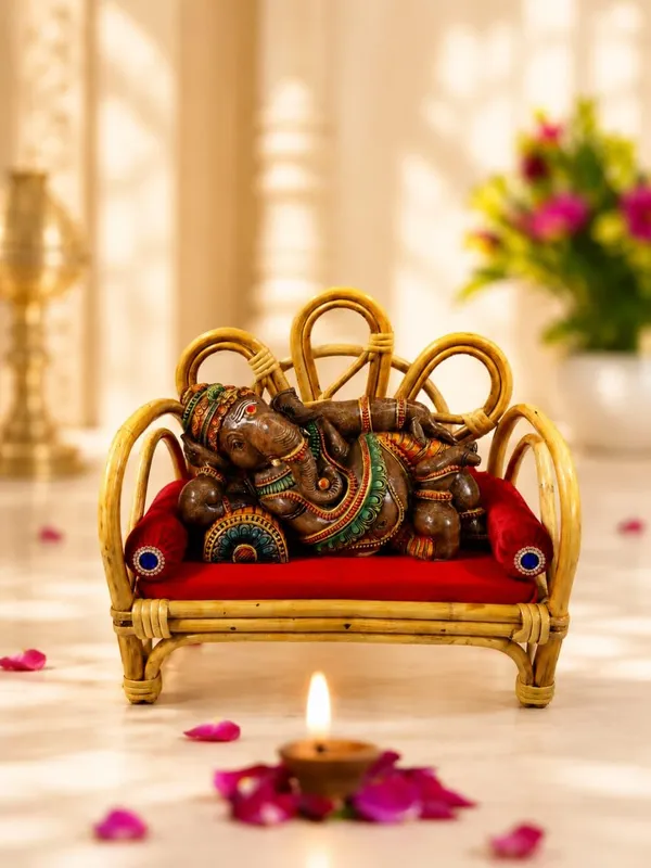 Bamboo_Rattan_Throne_For_Krishna