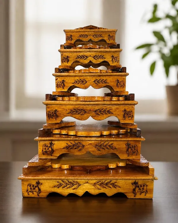 Teak_Wood_Folding_Sinhasan