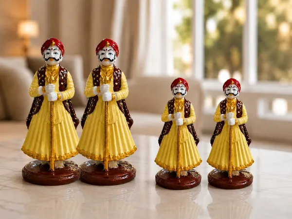 Dwarpal_Statue_Pair
