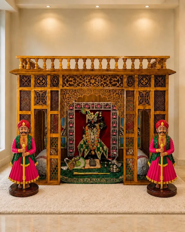 Dwarpal_Statue_Pair