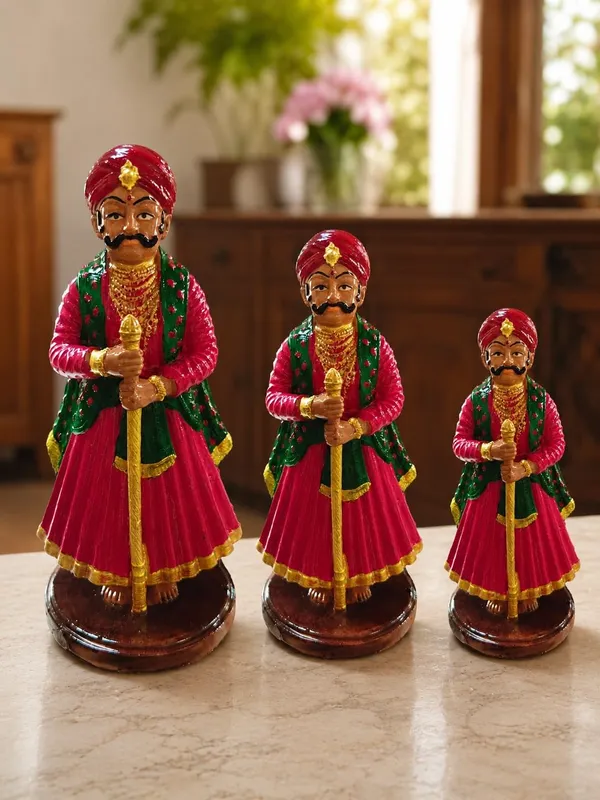 Dwarpal_Statue_Pair