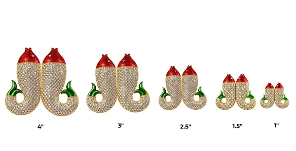 Kundan_Earrings_For_Deity_Idols