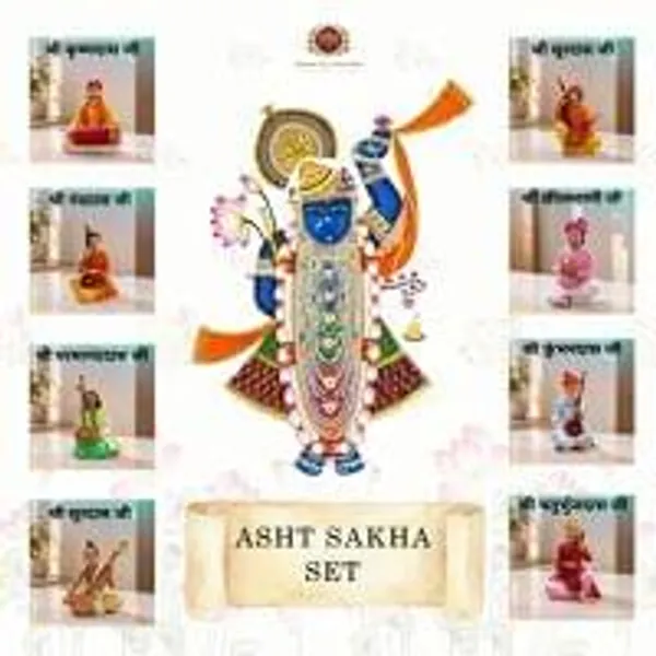 Asht_Sakha_Set_Shreenathji_Asht_Sakha_Pushtimarg_Decoration_Krishna_Temple_Decor_Shreenathji_Accessories_Temple_Figurines_Janmashtami_Decoration_Religious_Decorative_Set_Devotional_Idol_Set_6_Inch