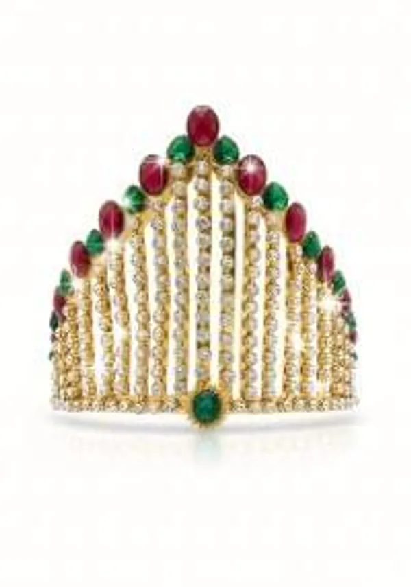 Maharaja_Ratna_Crown_Mukut_Multi_Stone_Royal_Laddu_Gopal_Thakurji_Mukut_Lord_Krishna_Idols_Shringar_Articles_Puja_Articles_Home_Decor_Decorative_Items_3_2_Green