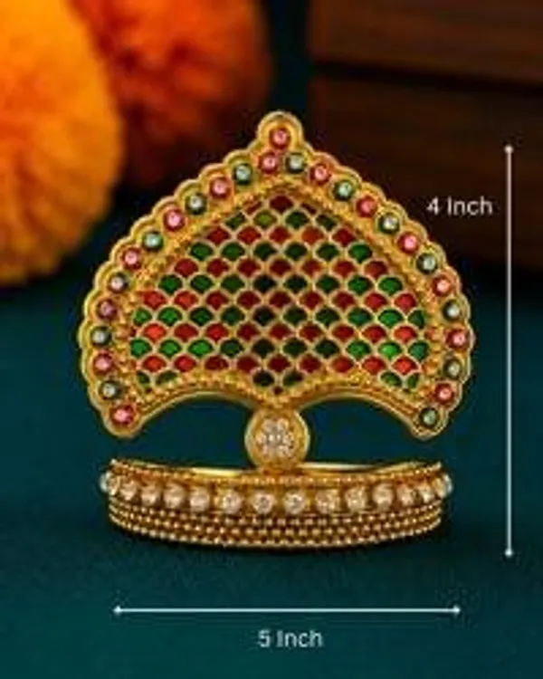 Mukut_Mukut_For_Laddu_Gopal_Mukut_Ganesh_Ji_Mukut_Janmashtami_Decoration_Thakur_Ji_Mukut_Krishna_Shringar_Accessories_Meenakari_Mukut_Temple_Decoration_Items_5x4_Inch_Red