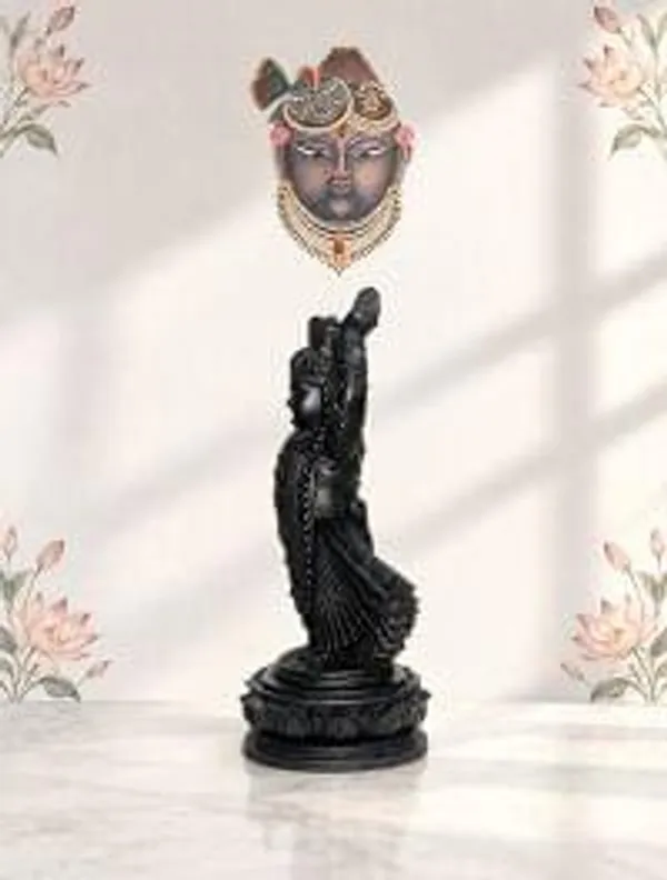 Shringar_Swaroop_With_Lotus_Stand_Krishna_Sawroop_Shreenath_Ji_Murti_Thakur_Ji_Lord_Krishna_Idols_Shringar_Articles_Puja_Articles_Home_Decor_Decorative_Items_12_Inch
