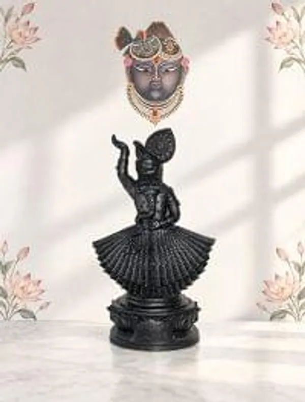 Shringar_Swaroop_With_Lotus_Stand_Krishna_Sawroop_Shreenath_Ji_Murti_Thakur_Ji_Lord_Krishna_Idols_Shringar_Articles_Puja_Articles_Home_Decor_Decorative_Items_12_Inch