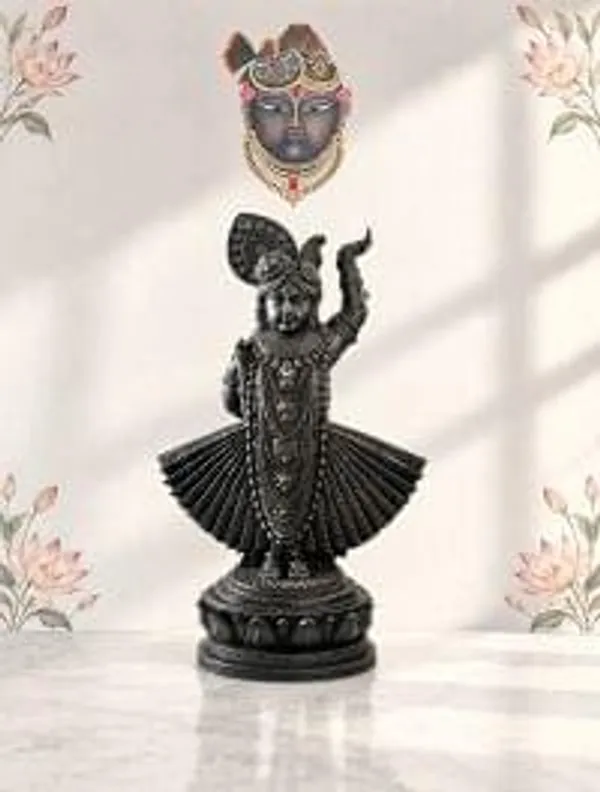 Shringar_Swaroop_With_Lotus_Stand_Krishna_Sawroop_Shreenath_Ji_Murti_Thakur_Ji_Lord_Krishna_Idols_Shringar_Articles_Puja_Articles_Home_Decor_Decorative_Items_12_Inch