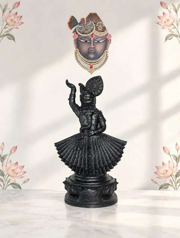 Shringar_Swaroop_With_Lotus_Stand_Krishna_Sawroop_Shreenath_Ji_Murti_Thakur_Ji_Lord_Krishna_Idols_Shringar_Articles_Puja_Articles_Home_Decor_Decorative_Items_12_Inch