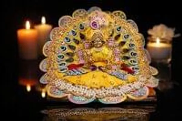 Laddu_Gopal_Divya_Mayur_Shobha_Poshak_Laddu_Gopal_Shringar_Vastra_Set_Poshak_With_Safa_Set_Peacock_Design_Poshak_Krishna_Poshak_Set_Designer_Dress_Set_For_Laddu_Gopal_Idols_Puja_Shringar_Articles_Festive_Decor