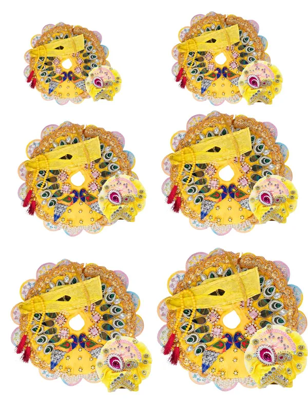 Laddu_Gopal_Divya_Mayur_Shobha_Poshak_Laddu_Gopal_Shringar_Vastra_Set_Poshak_With_Safa_Set_Peacock_Design_Poshak_Krishna_Poshak_Set_Designer_Dress_Set_For_Laddu_Gopal_Idols_Puja_Shringar_Articles_Festive_Decor