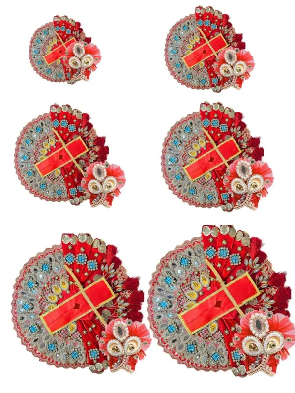 Laal_Mayur_Ratna_Rajsi_Poshak_Krishna_Idol_Dress_Laddu_Gopal_Dress_With_Safa_Red_Rajsi_Poshak_For_Krishna_Idols_Laddu_Gopal_Shringar_Handmade_Laddu_Gopal_Poshak_Laddu_Gopal_Festival_Dress_Krishna_Idol_Shringar_Set_Laddu_Gopal_Shringar_Poshak_Vastra_Set_For_Laddu_Gopal_Puja_Shringar_Articlrs_Janmashtami_Festival_Decor_1n_1n_2n_Laddu_Gopal