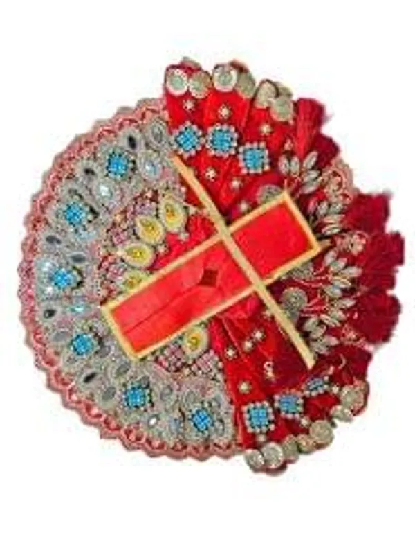 Laal_Mayur_Ratna_Rajsi_Poshak_Krishna_Idol_Dress_Laddu_Gopal_Dress_With_Safa_Red_Rajsi_Poshak_For_Krishna_Idols_Laddu_Gopal_Shringar_Handmade_Laddu_Gopal_Poshak_Laddu_Gopal_Festival_Dress_Krishna_Idol_Shringar_Set_Laddu_Gopal_Shringar_Poshak_Vastra_Set_For_Laddu_Gopal_Puja_Shringar_Articlrs_Janmashtami_Festival_Decor_1n_1n_2n_Laddu_Gopal