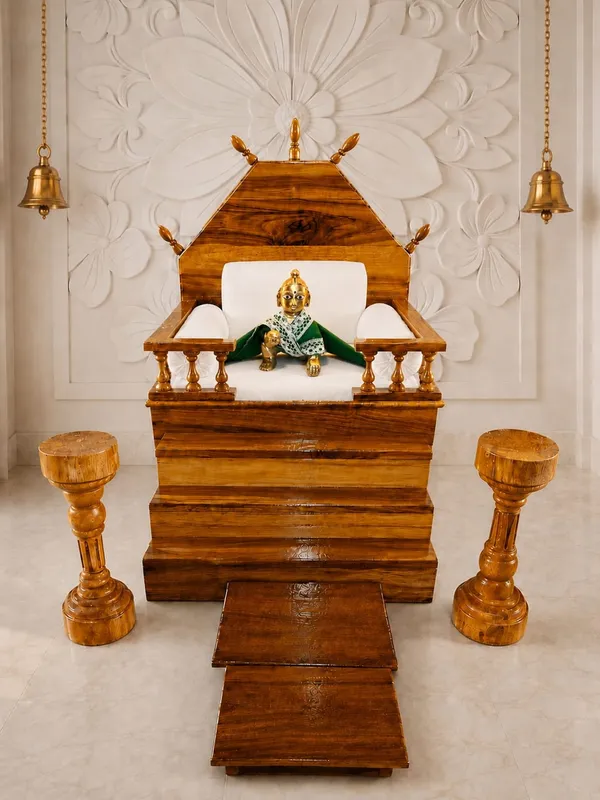Mini_Khandpath_For_Laddu_Gopal_Thakur_Ji_Khandpath_Pushtimarg_Seva_Home_Mandir_Accessories_Wooden_Temple_Throne_Ganesh_Ji_Wooden_Singhasan_Small