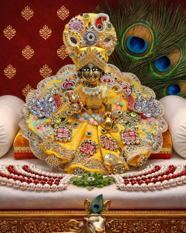 Yellow_Ratna_Shringar_Handwork_Poshak_With_Safa_Set_For_Laddu_Gopal_Poshak_Dress_Vastra_Ratna_Shringar_Poshak_Laddu_Gopal_Dress_With_Safa_Krishna_Idol_Dress_Handmade_Laddu_Gopal_Poshak_Janmashtami_Poshak_Set_Designer_Laddu_Gopal_Shringar_Laddu_Gopal_Festival_Dress_Krishna_Idol_Shringar_Set_Laddu_Gopal_Handwork_Dress_Festive_Decor_1n_1n_2n_Laddu_Gopal