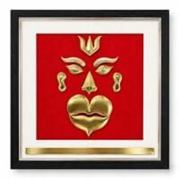 Premium_Bajrang_Mukh_Frame_With_Custom_Name_Plate_Embossed_Hanuman_Face_Wall_Decor_Golden_Finish_Bajrang_Wall_Hanging_For_Home_Temple_Meditation_Spiritual_Gift