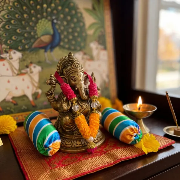 Panchrang_Leheriya_Pillow_Set_Laddu_Gopal_Takiya_Set_Thakur_Ji_Takiya_Set_Janmashtami_Decoration_Thakur_Ji_Singhasan_Decoration_Pillow_Pair_For_Laddu_Gopal_Jhula_Sinhasan_Chowki_Bed_2_5_X_0_5_Inch
