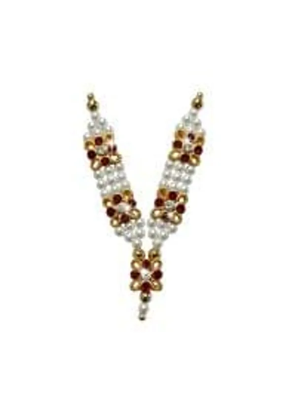 Classic_Pearl_Stone_Mala_Triple_Strands_Pearl_Mala_For_Laddu_Gopal_Necklace_Shringar_Jewellery_Accessories_Laddu_Gopal_Accessories_Perfect_For_Thakur_Ji_Krishna_Ji_All_God_Idols_2_Red
