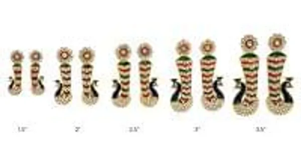 Designer_Peacock_Style_Kundal_For_Laddu_Gopal_God_Kundan_Earring_Laddu_Gopal_Shringar_Earring_Kundal_For_Radha_Krishna_Idols_Earring_For_All_God_Idols_Kundal_Krishnaji_Shreenathji_Puja_Shringar_Articles_Deity_Ornaments_1_5