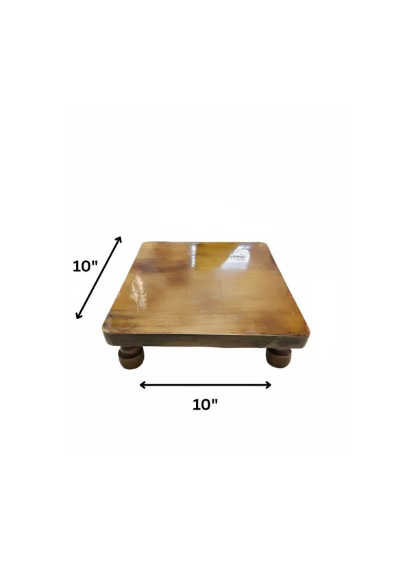 Classic_Heritage_Sagwan_Wooden_Bajot_Square_Chowki_Bajot_Wooden_Chowki_Puja_Chowki_Pooja_Articles_Home_Decor_Festivals_Decor_Decorative_Items_10_10_Inch