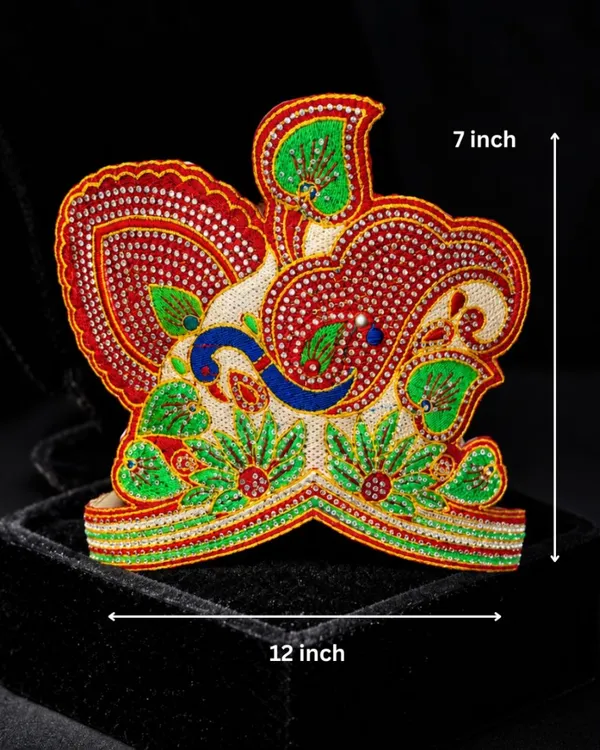 Vallabhi_Mukut_God_Crown_For_Kids_Krishna_Costume_Accessories_Mukut_For_God_Idols_Laddu_Gopal_Mukut_Krishna_Mukut_Jewellery_Accessories_Stage_Performance_Crown_Red_12_7_Inch