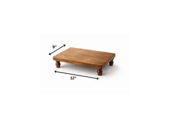 Pure_Sagwan_Wood_Patla_Rectangle_Gloss_Finish_Chowki_Bajot_Wooden_Chowki_Puja_Chowki_Pooja_Articles_Home_Decor_Festivals_Decor_Decorative_Items_12_9_Inch