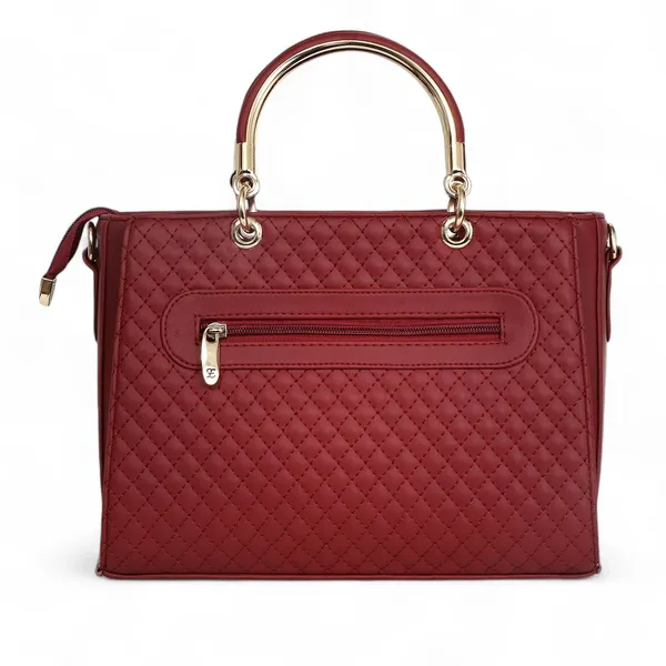 Exotic_Stitching_Quilted_Design_Pattern_Handbag_Maroon