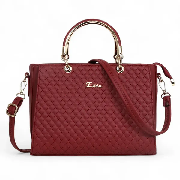 Exotic_Stitching_Quilted_Design_Pattern_Handbag_Maroon