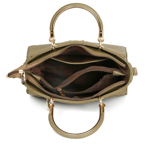 Exotic_Stitching_Quilted_Design_Pattern_Handbag_Olive