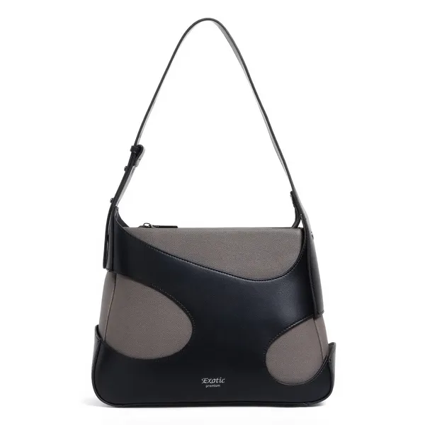 Exotic_Elegance_Texture_Charm_Hand_Bag_For_Women_Black