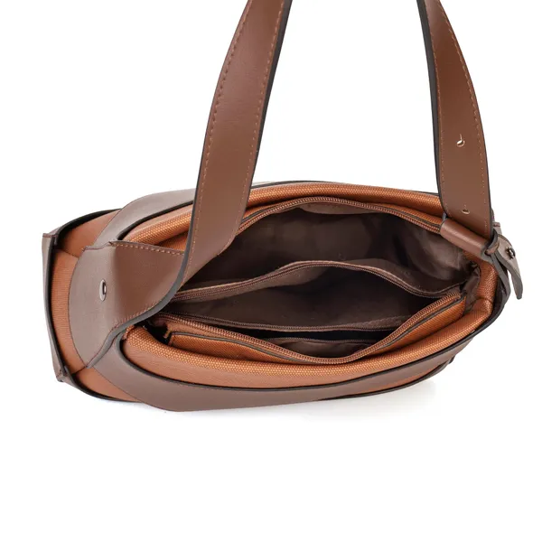 Exotic_Elegance_Texture_Charm_Hand_Bag_For_Women_Brown