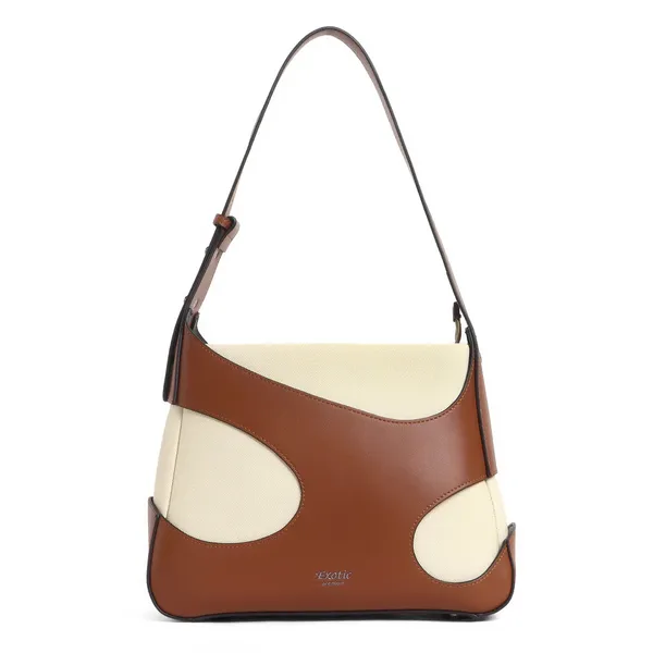 Exotic_Elegance_Texture_Charm_Hand_Bag_For_Women_Beige
