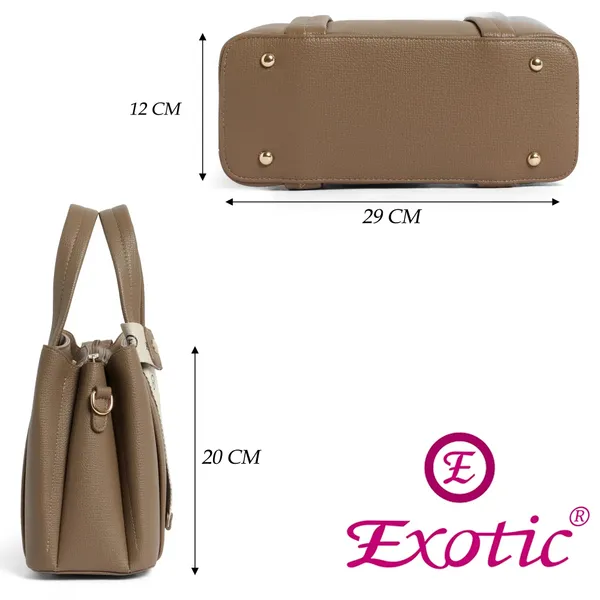 Exotic_Structured_Mini_Tote_Khaki