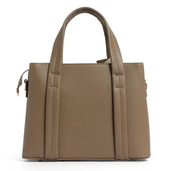 Exotic_Structured_Mini_Tote_Khaki