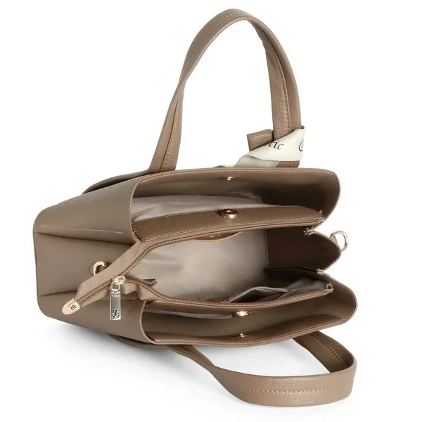 Exotic_Structured_Mini_Tote_Khaki