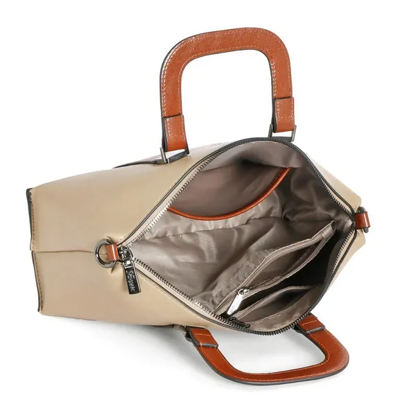 Exotic_Solid_Pattern_Elegance_Hand_Bag_Khaki