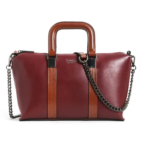 Exotic_Solid_Pattern_Elegance_Hand_Bag_Maroon