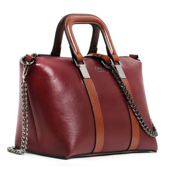 Exotic_Solid_Pattern_Elegance_Hand_Bag_Maroon