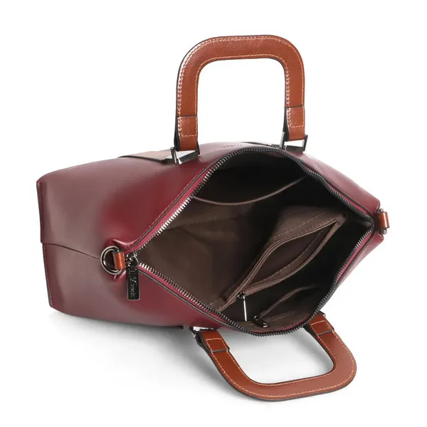 Exotic_Solid_Pattern_Elegance_Hand_Bag_Maroon