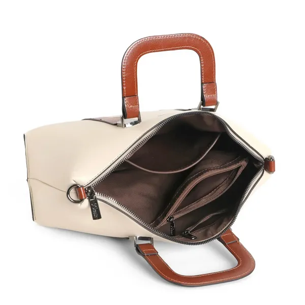 Exotic_Solid_Pattern_Elegance_Hand_Bag_Beige