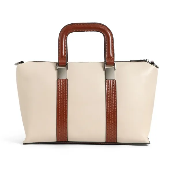 Exotic_Solid_Pattern_Elegance_Hand_Bag_Beige