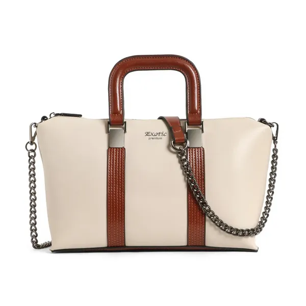 Exotic_Solid_Pattern_Elegance_Hand_Bag_Beige
