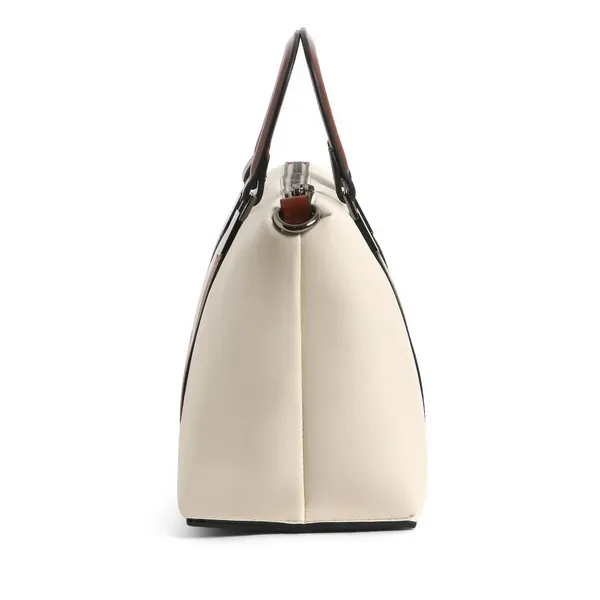 Exotic_Solid_Pattern_Elegance_Hand_Bag_Beige