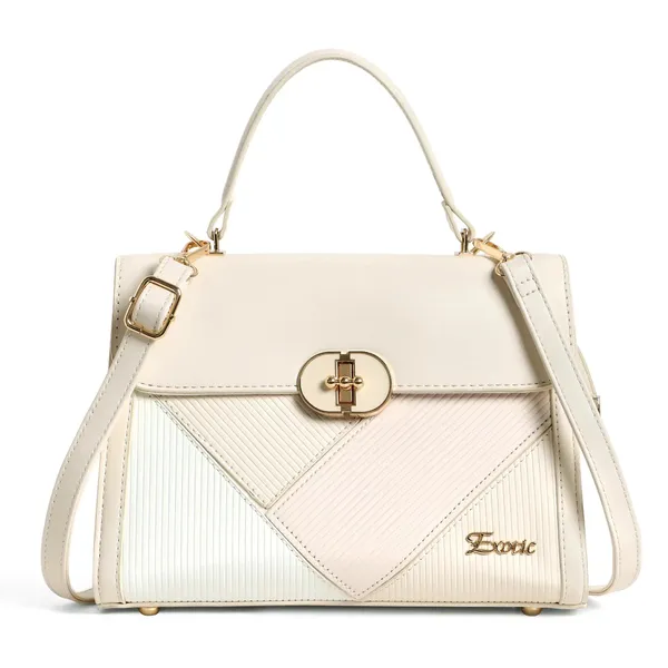 Exotic_Elegant_Tri_Tone_Structured_Handbag_Off_White