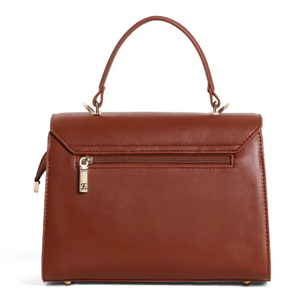 Exotic_Elegant_Tri_Tone_Structured_Handbag_Wine_Red